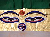 
Kathmandu Swayambhunath Buddha Eyes Close Up
